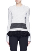 Main View -Click To Enlarge Fringe tassel knit sweater
