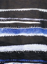 Detail View -Click To Enlarge Stripe print tissue jersey cotton T-shirt