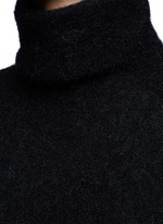 Detail View -Click To Enlarge 'Dwyn' mohair blend turtleneck sweater