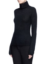 Front View -Click To Enlarge 'Dwyn' mohair blend turtleneck sweater