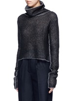 Front View -Click To Enlarge 'Vasya' mohair blend turtleneck sweater