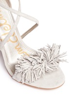 Detail View -Click To Enlarge 'Aisha' fringe suede sandals