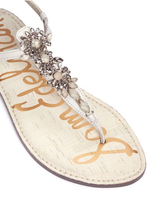 Click To Zoom Sam Edelman - 'Gene' embellished leather sandals