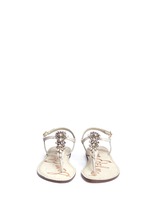 Front View -Click To Enlarge 'Gene' embellished leather sandals