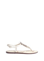 Main View -Click To Enlarge 'Gene' embellished leather sandals