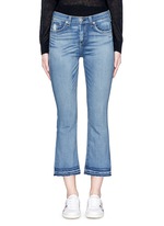 Detail View -Click To Enlarge '10 Inch Crop' straight leg cropped jeans