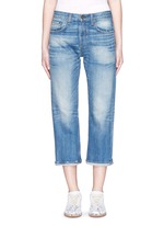 Detail View -Click To Enlarge 'Marilyn Crop' boyfriend jeans