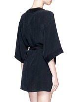 Back View -Click To Enlarge 'Perfect' silk combo robe