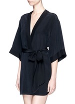 Figure View -Click To Enlarge 'Perfect' silk combo robe