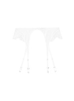 Main View -Click To Enlarge 'Coquette' lace silk chiffon garter belt