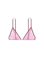 Main View -Click To Enlarge 'Ingenue' Leavers lace soft triangle bra
