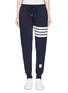Main View - Click To Enlarge Main View - Click To Enlarge - Thom Browne - Stripe leg cotton sweatpants