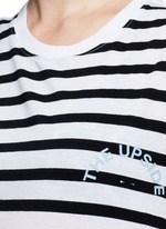 Detail View -Click To Enlarge ''Lucky' feeder stripe cotton tank top