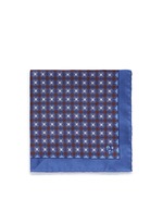 Main View -Click To Enlarge Floral print silk pocket square