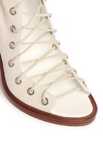 Detail View -Click To Enlarge 'Anthem' leather lace-up sandal boots