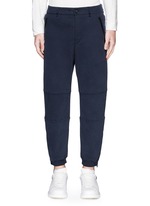Main View -Click To Enlarge Zip cuff organic cotton sweatpants