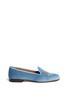 Main View - Click To Enlarge Main View - Click To Enlarge - Stubbs & Wootton - Mermaid embroidery velvet slip-ons