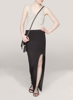 HELMUT Helmut Lang&nbsp;High-slit maxi skirt
