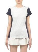 Vince&nbsp;Pima cotton colour-block T-shirt