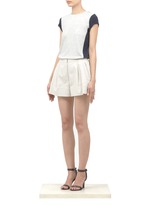 Vince&nbsp;Pima cotton colour-block T-shirt