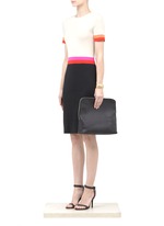 St. John&nbsp;Milano knit contrast dress