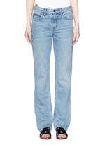 Detail View -Click To Enlarge Light worn boyfriend jeans