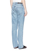 Back View -Click To Enlarge Light worn boyfriend jeans