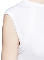 Detail View -Click To Enlarge Vintage cotton jersey strap T-shirt