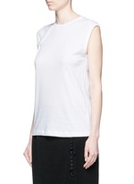 Front View -Click To Enlarge Vintage cotton jersey strap T-shirt
