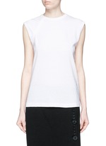 Main View -Click To Enlarge Vintage cotton jersey strap T-shirt