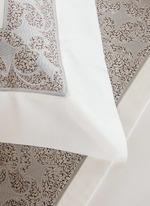 Detail View -Click To Enlarge Gotico jacquard border Euro sham