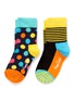 首图 - 点击放大 首图 - 点击放大 - HAPPY SOCKS - 波点条纹撞色儿童袜套装
