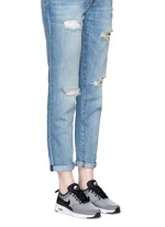 Figure View -Click To Enlarge 'Air Max Thea' stripe jacquard sneakers