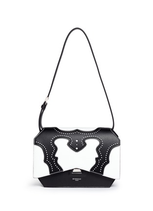首图 - 点击放大 首图 - 点击放大 - GIVENCHY - BOW CUT中号拼色真皮单肩包