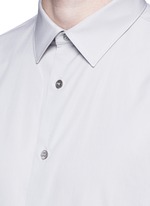 Detail View -Click To Enlarge Shoulder stripe cotton shirt