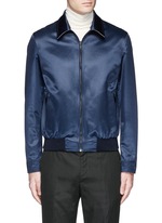 Detail View -Click To Enlarge Swallow embroidery reversible satin blouson jacket