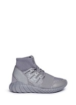 Main View -Click To Enlarge 'Tubular Doom Reflections' neoprene lizard effect sock sneaker