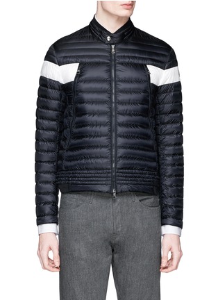 首图 - 点击放大 首图 - 点击放大 - MONCLER - FORET拼色羽绒机车夹克
