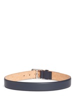 Back View -Click To Enlarge Square buckle leather belt