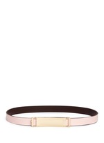 Figure View -Click To Enlarge Reversible leather belt