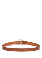 Back View -Click To Enlarge Round buckle leather belt