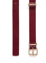 Detail View -Click To Enlarge Buckle loop leather belt
