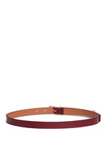 Back View -Click To Enlarge Buckle loop leather belt