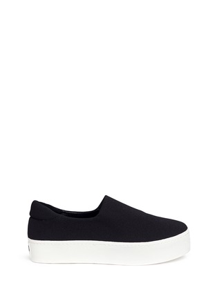 Main View - Click To Enlarge Main View - Click To Enlarge - Opening Ceremony - 'Cici' twill flatform skate slip-ons