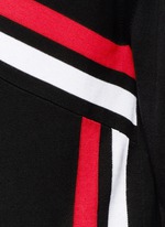Detail View -Click To Enlarge Stripe intarsia cotton sweater