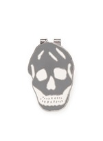 Main View -Click To Enlarge Engraved skull enamel money clip