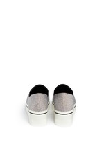 Back View -Click To Enlarge 'Binx' glitter platform slip-ons