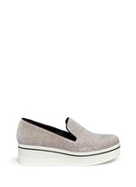Main View -Click To Enlarge 'Binx' glitter platform slip-ons