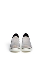 Figure View -Click To Enlarge 'Binx' glitter platform slip-ons