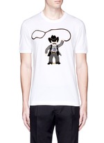 Main View -Click To Enlarge Sicilian cowboy appliqué T-shirt